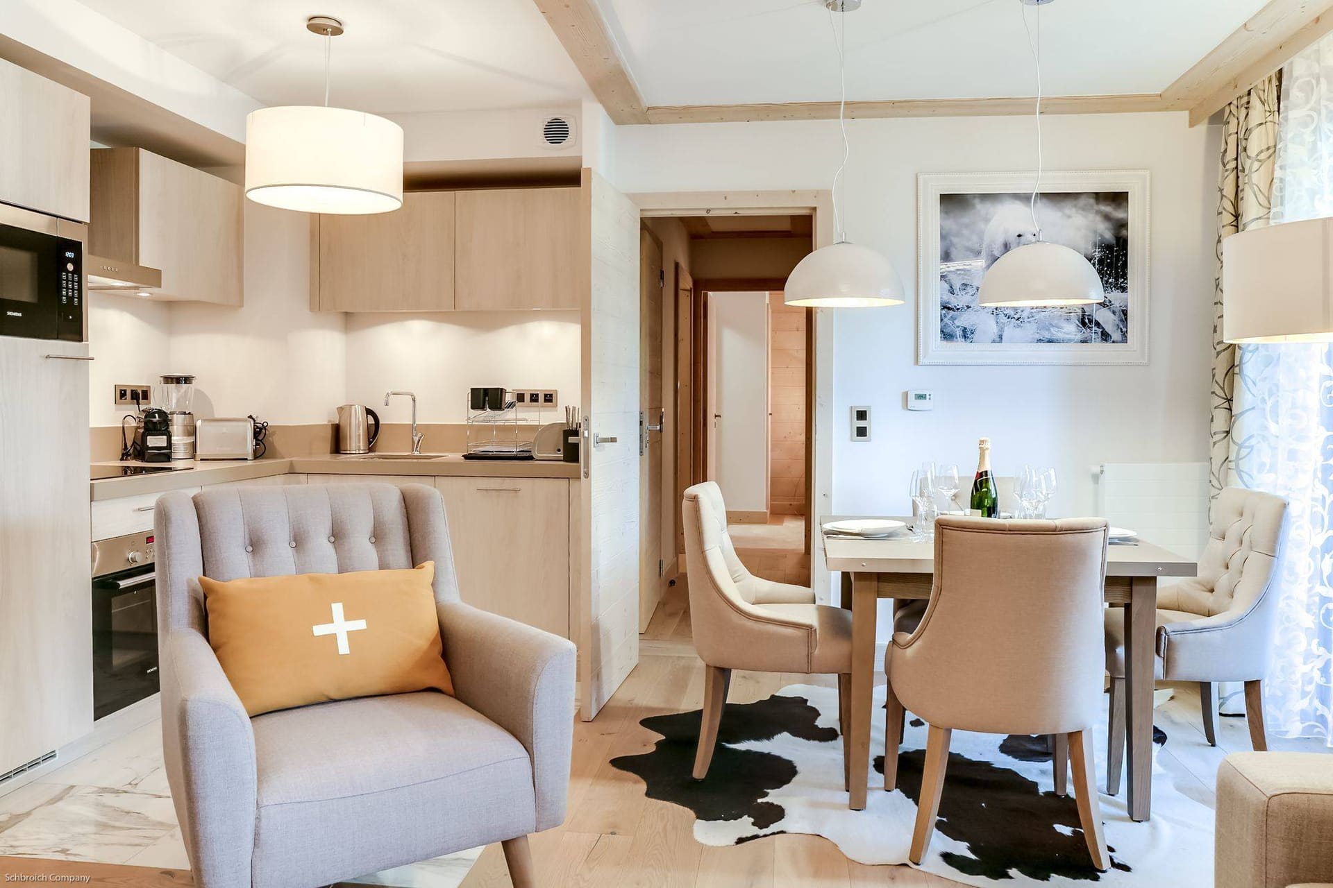 Appartement Carré Blanc 130, 2 chambres, Courchevel — photo 1 sur 10